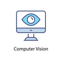 Computer Vision vector icon