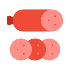 Pepperoni Flat Icon