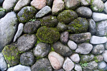 Baackground with large stone objects