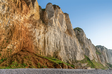 Chalk cliff near Saint Leonard