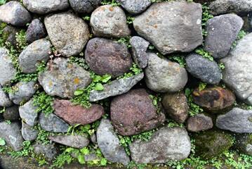Baackground with large stone objects