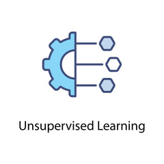 Unsupervised Learning vector icon