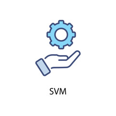 SVM vector icon