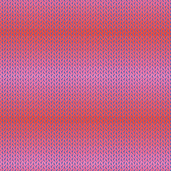 Knitted blended colored stripes seamless pattern. Fabric imitation vector background. Flat style knit wallpaper. Cute gradient fashion print