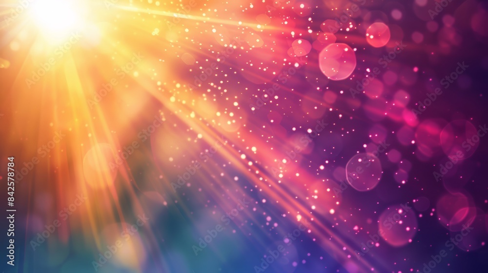 Poster A dramatic gradient background with a sharp lens flare overlay, capturing a sense of intensity and power.