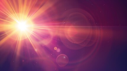 A dramatic gradient background with a sharp lens flare overlay, capturing a sense of intensity and power.