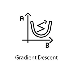 Gradient Descent vector icon