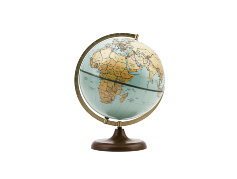 a globe with a stand