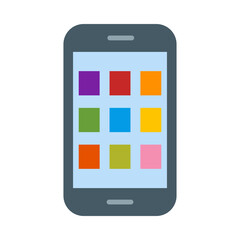 Mobile App Flat Icon