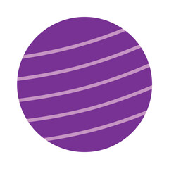 Yoga Ball Flat Icon