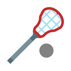 Lacrosse Flat Icon