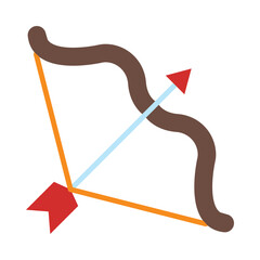 Archery Flat Icon