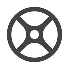 Obraz premium Weight Plates Flat Icon