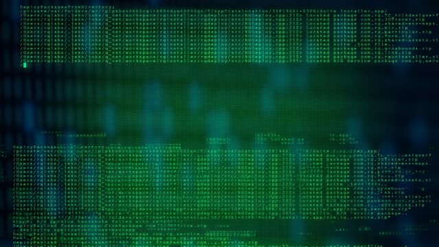 Abstract Digital green Code Background