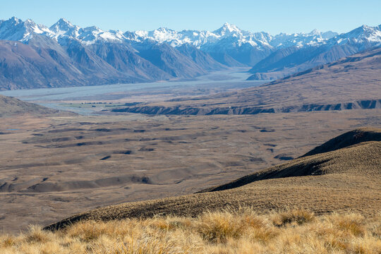 Mount Sunday (Edoras ) in New Zealand