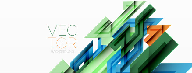 Dynamic lines geometric background. Vector Illustration For Wallpaper, Banner, Background, Card, Book Illustration, landing page