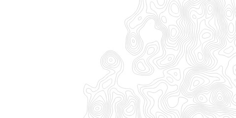 Black and white lines seamless Topographic map patterns, topography line map. Vintage outdoors...