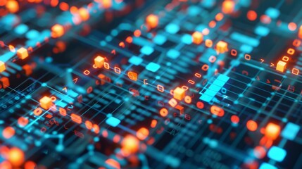 Abstract Digital Connections: Data and Blockchain Technology