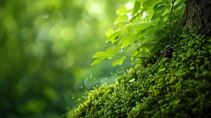 Earth covered in lush green foliage, symbolizing environmental consciousness and sustainability
