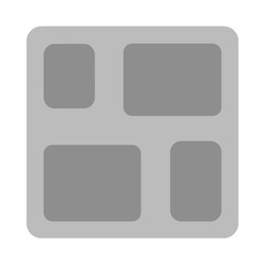 Food Tray Flat Icon