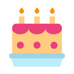 Cake Flat Icon
