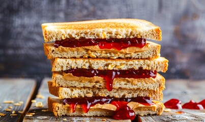 peanut butter cereal and jelly sandwiches, Generative AI