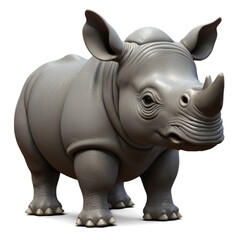 Obraz premium 3d illustration of rhino