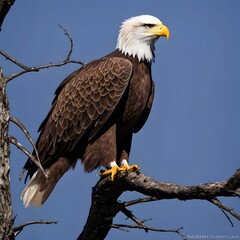 Obraz premium american-bald-eagle-haliaeetus-leucocephalus