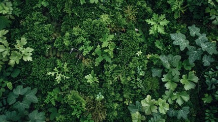 Earth covered in lush green foliage, symbolizing environmental consciousness and sustainability