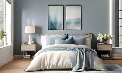 Luxurious and elegant bedroom interiors