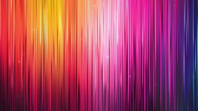 Pinstripe pattern with rainbow of colors. sleek and vibrant. high resolution. clean background 