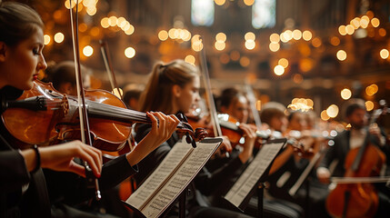 Fototapeta premium orchestra concert