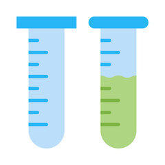 Test Tube Flat Icon