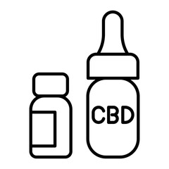 CBD oil icon
