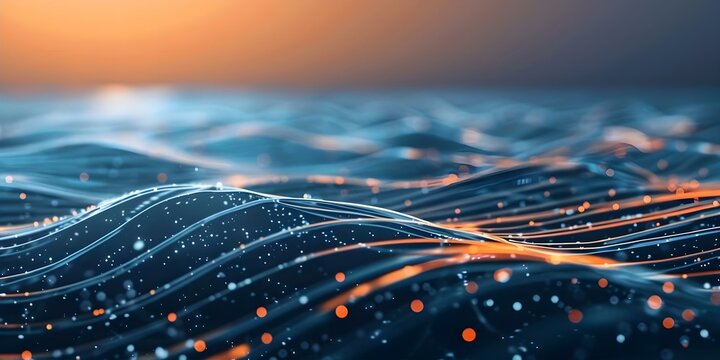 Highspeed internet cables on ocean floor provide dee. Concept Deep-sea Internet Cables, Underwater Connectivity, Ocean Floor Infrastructure