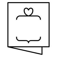 Happy new year card icon