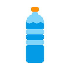 Fototapeta premium Plastic Bottle Flat Icon