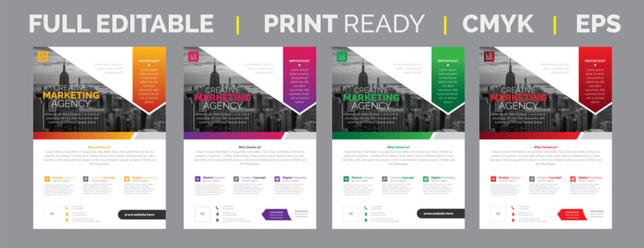 Business flyer template bundle design (full editable) new stylish flyer design, leaflet design, leaflet bundle, corporate flyer