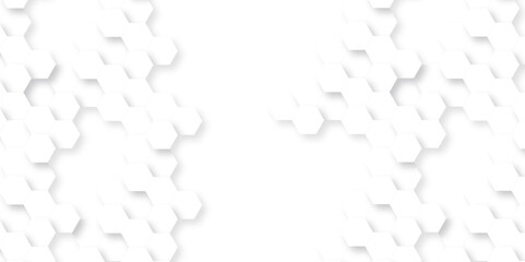 Background with hexagons . Abstract background with lines . white texture background . hexagon abstract background. Surface polygon pattern with glowing hexagon paper texture and futuristic business.