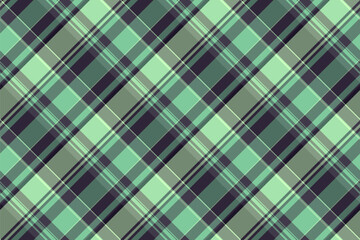 Celtic check plaid seamless, doodle fabric pattern vector. Coat tartan background texture textile in pastel and dark colors.