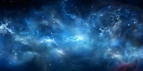 Fototapeta premium 360degree panoramic background of space with nebula and stars in HDR. Concept Space Photography, Nebula Background, HDR 360 Panorama, Starry Sky, Outer Space Effects