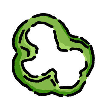 recommend clip art: green bell pepper slice vector chili outline illustration vegetable cartoon style scribble vector chili ring