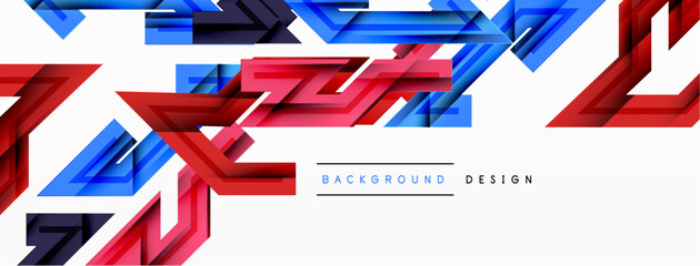 Dynamic lines geometric background. Vector Illustration For Wallpaper, Banner, Background, Card, Book Illustration, landing page