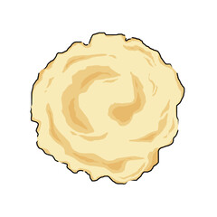 mozzarella cheese topping outline parmesan doodles cheesy melt hand drawn illustration creamy ingredients