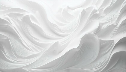 Obraz premium White background smeared with scattered white in a minimal style.