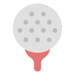 Golf icon in Flat Style