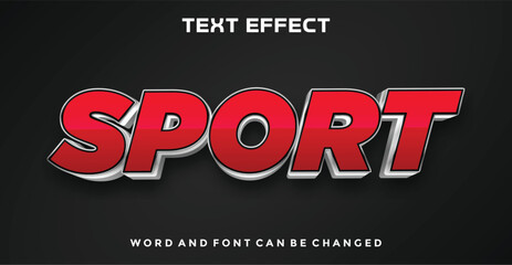 Fototapeta premium Sports editable text effect