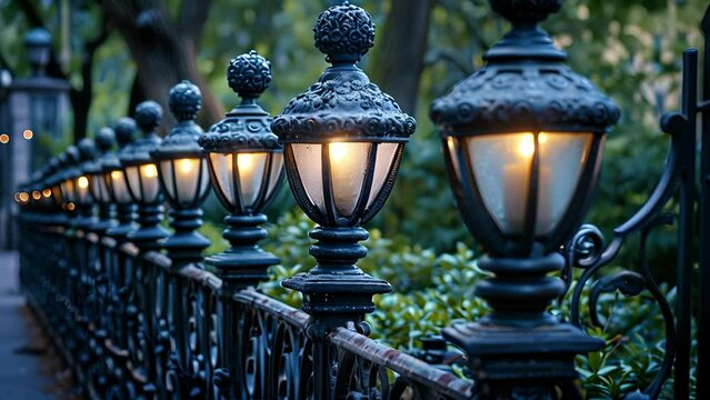 As you walk down the wide avenues you cant help but be mesmerized by the dazzling array of intricate ironwork on the ornate lamp posts and railings.
