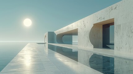 Obraz premium On a sunny day, the sun cannot be seen