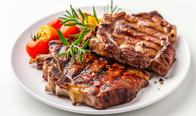 Grilled Meat and Veggies: Summer Platter